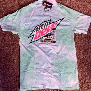 NWT MTN Dew Baja blast t shirt
